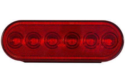 Picture of Buyers Oval 6" Recessed Stop Tail Turn Light Red 6 LEDs
