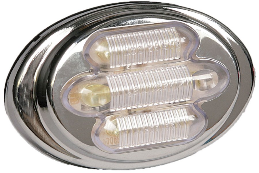 Picture of MAXXIMA Mini Oval LED Clearance Light with Tiered Bezel