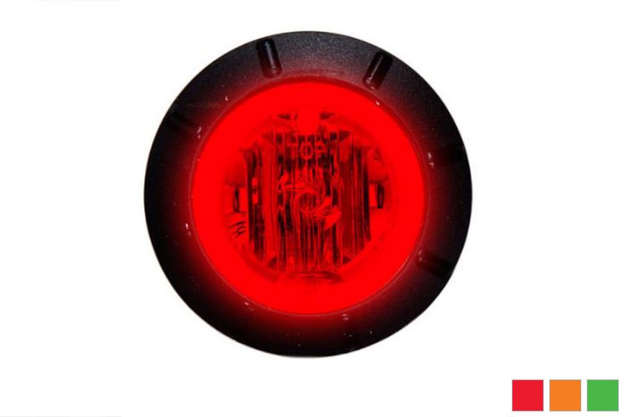 Picture of Maxxima 1 1/4" Round Mini P2 PC Combination Clearance Marker Light w/ 6 LEDs