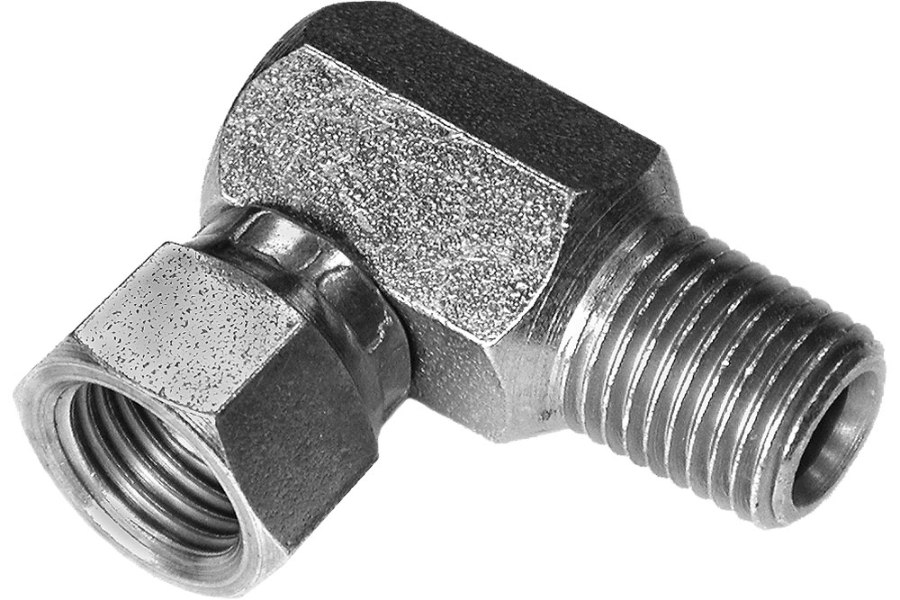Picture of S.A.M. Swivel Adapter 90 Degrees Ad Union (Male) 1/4" NPTF/NPSM