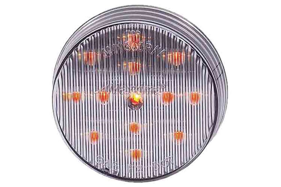 Picture of Maxxima 2 1/2" Round Clearance Marker Light w/ Clear Lens and 10 LEDs