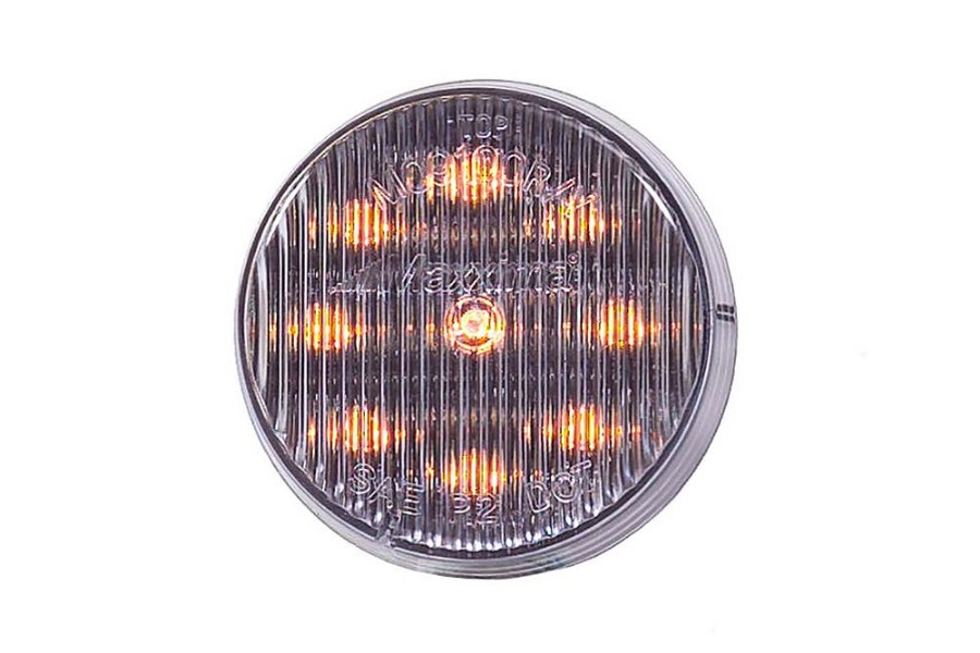 Picture of Maxxima 2" Round Clearance Marker Light w/ Clear Lens and 9 LEDs