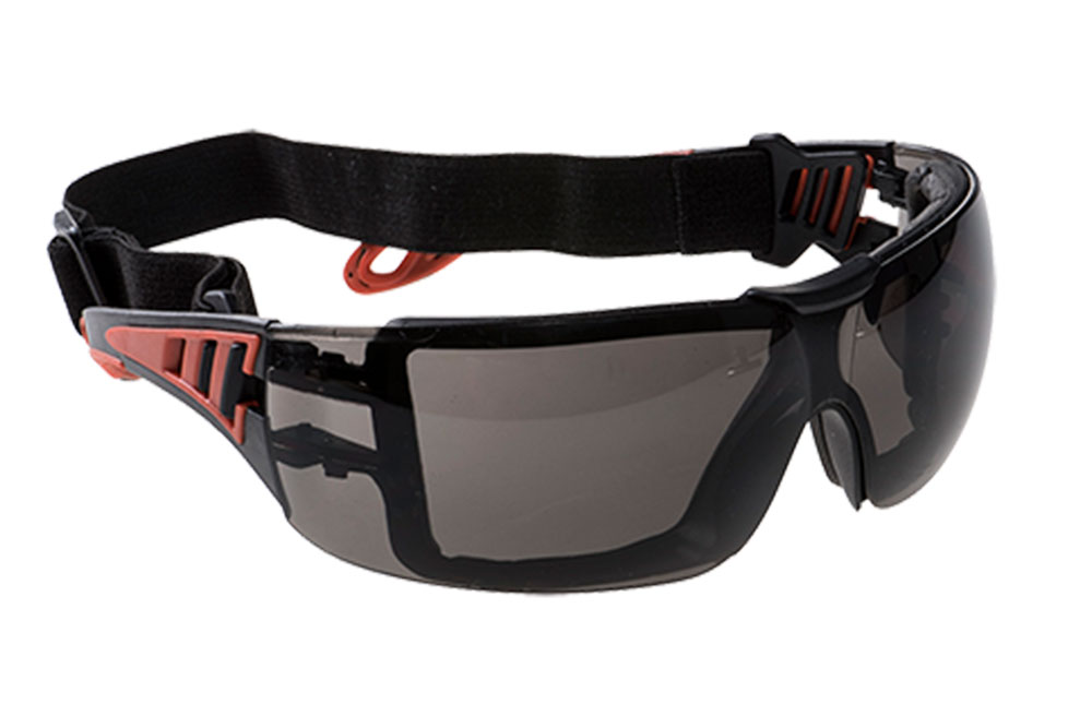 Picture of Portwest Tech Look Plus Safety Glasses, Clear or Smoke