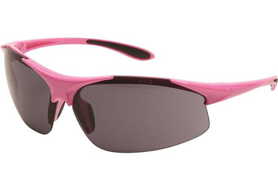 Picture of ERB Safety Women's Pink Safety Glasses with Smoke Lens