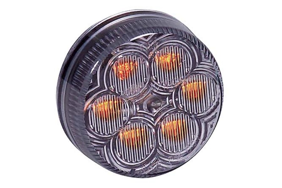 Picture of Maxxima 2" Round Clearance Marker lights w/ Clear Lens and 6 LEDs