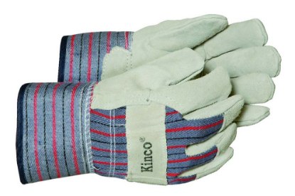 Picture of Kinco Youth Leather Palm Gloves with Safety Cuff