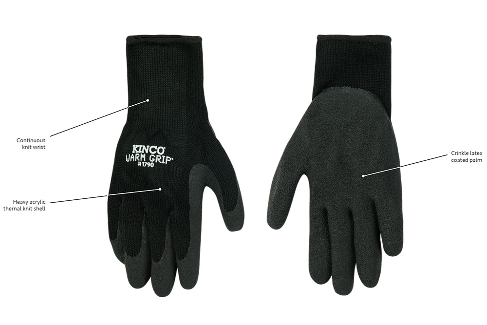 Picture of Kinco Warm Grip Thermal Shell GLoves with Latex Palm