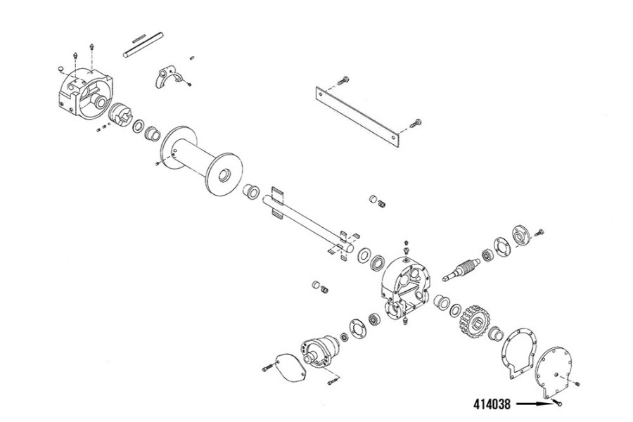 Picture of Ramsey Capscrew 1/4" x 3/4" 4 Ton Hydraulic Winch