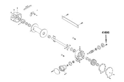 Picture of Ramsey Capscrew 1/4" x 7/8" 4 Ton Hydraulic Winch
