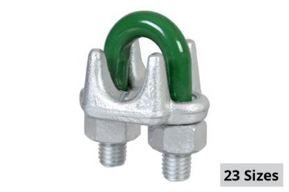 Picture of Green Pin Wire Rope Clip