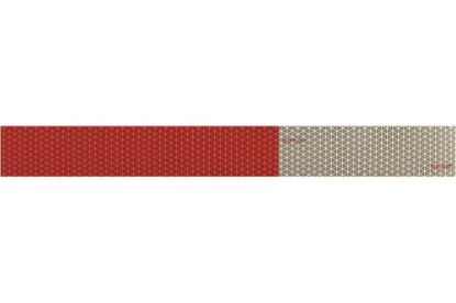 Picture of Oralite Daybright Red/White Conspicuity Tape Strip