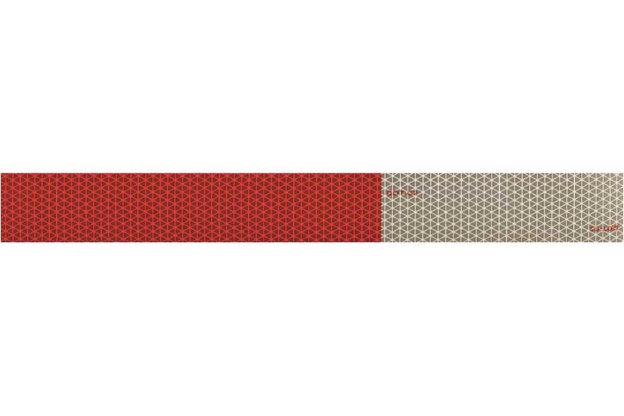 Picture of Oralite Daybright Red/White Conspicuity Tape Strip