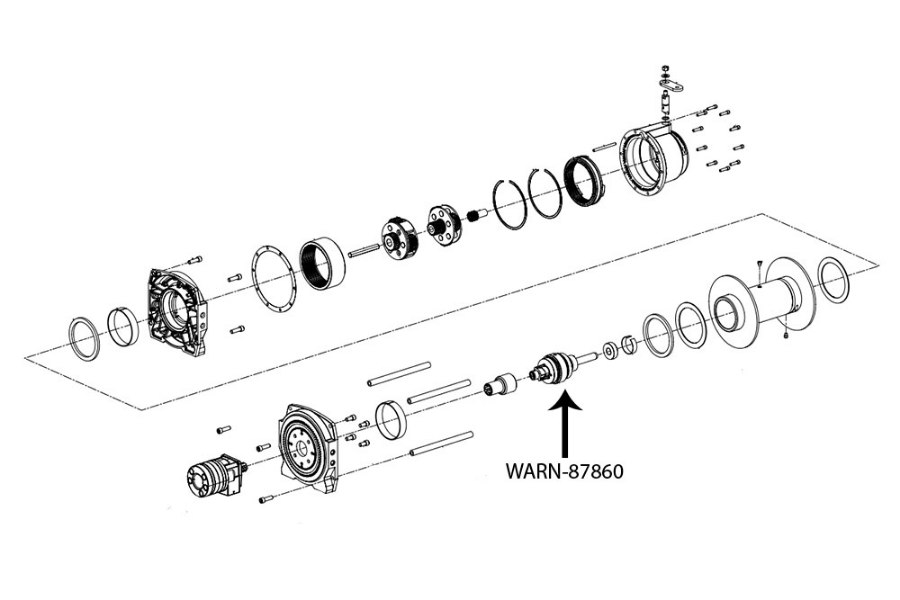 Picture of Warn Replacement S/P Disc Brake for Series 9 Winch