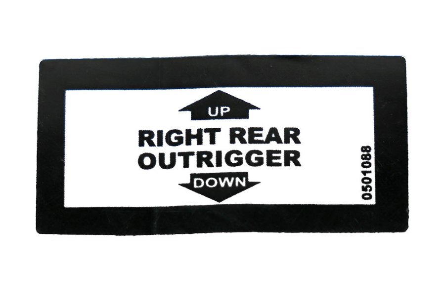Picture of Decal  Rt. Rear Outrig Up/Dn
