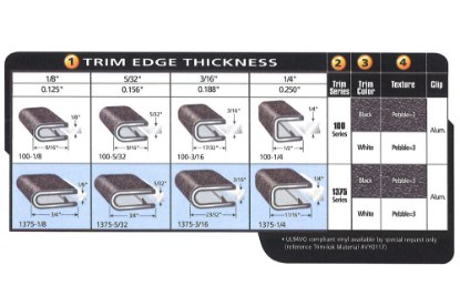 Picture of Trimlok 1/8", White