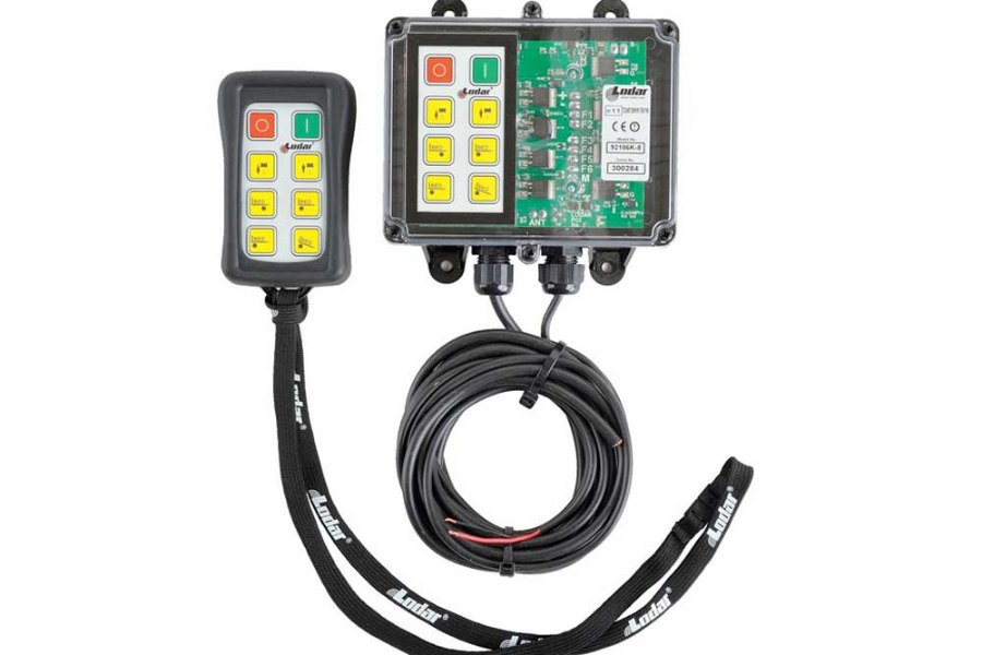 Picture of Lodar 6-Function Wireless Remote System with Key-on Receiver for Electric or Electro-Hydraulic Solenoids