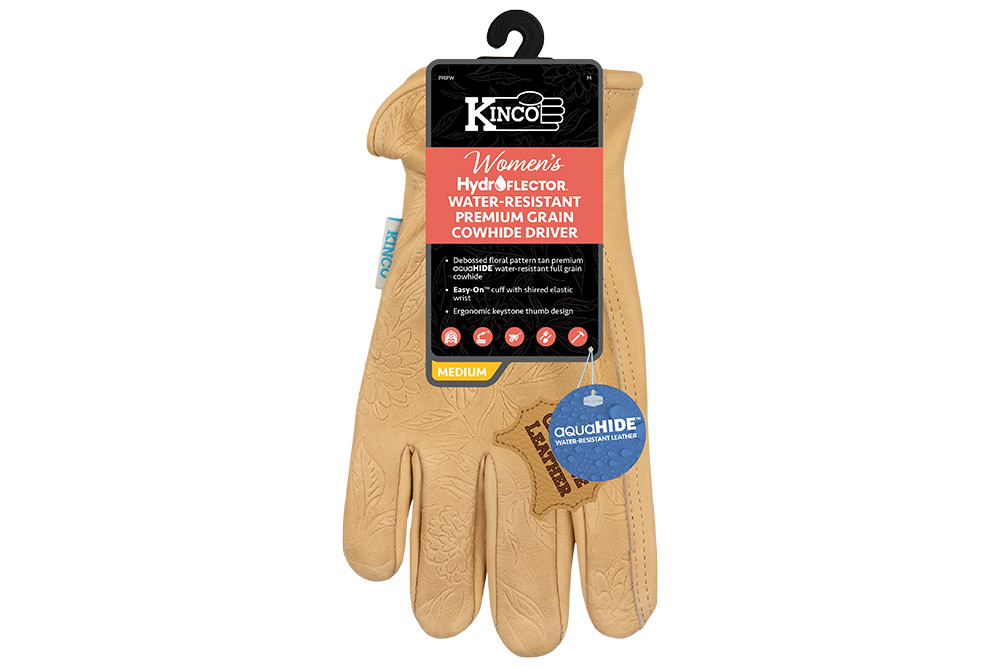 Picture of Kinco Women's HydroFlector Water-Resistant Cowhide Gloves