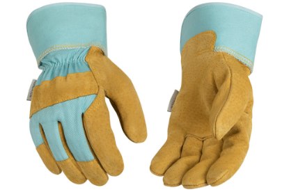 Picture of Kinco Kids' Suede Pigskin Palm w/ Safety Cuff Gloves