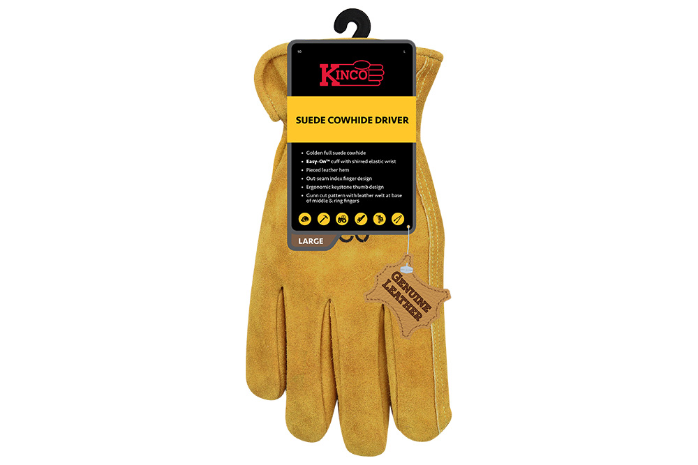 Picture of Kinco Suede Cowhide Driver Gloves