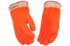 Picture of Kinco Lined Hi-Vis Orange Sandy Finish PVC w/ Safety Cuff Gloves