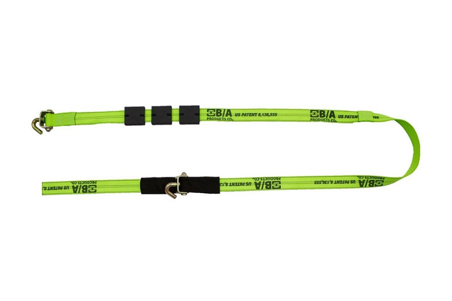 Picture of B/a Products 2" Extreme Web Trailer Strap w/ Swivel-J Hooks and Tire Grippers