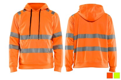Picture of Blaklader Hi-Vis Hooded Sweatshirt