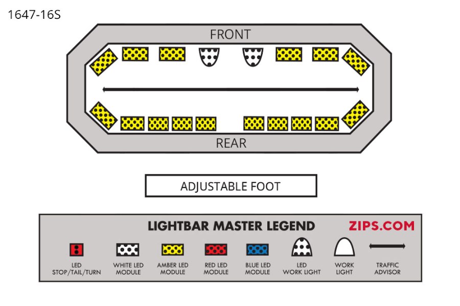 Picture of ECCO 16 Series 47" or 52" Light Bar