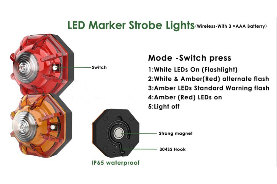 Picture of Custer LED Marker Strobe Light