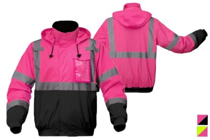 Picture of GSS Safety Unisex Pink Bomber Jacket