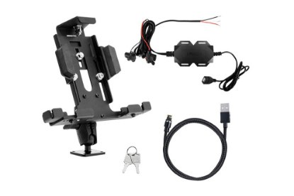 Picture of Arkon Mounts Powered Locking Tablet Mount with Magnetic Micro USB Charge Cable for Commercial and Enterprise