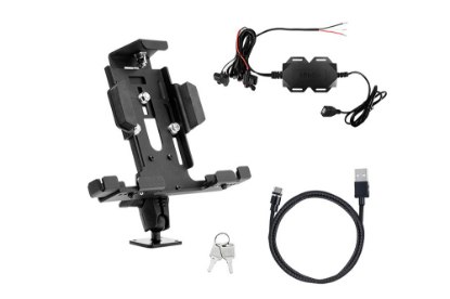Picture of Arkon Mounts Powered Locking Tablet Mount with Magnetic USB-C Charge Cable for Commercial and Enterprise