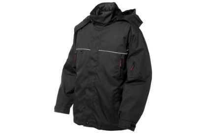 Picture of Tough Duck Poly Oxford 3-In-1 Parka, Black, XLT