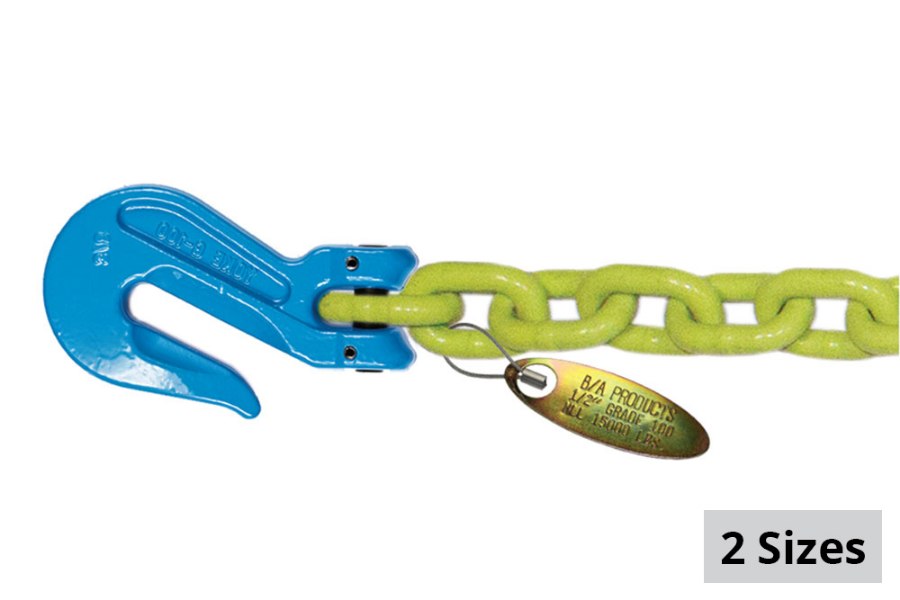 Picture of B/A Products G100 Hi-Vis Chain Assembly w/ Non-Cradle Grab Hooks