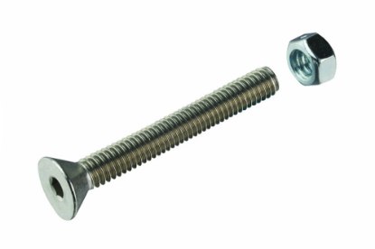 Picture of Collins Rail End Bolt and Lock Nut