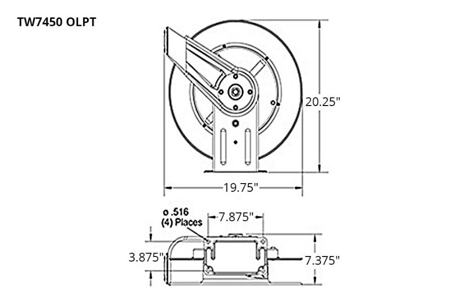 Picture of Reelcraft TW Series Welding Hose Reel