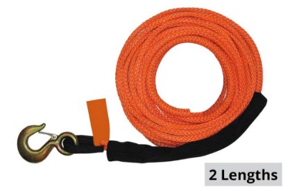 Picture of B/A Products Synthetic Rope Winch Line with Hoist Hook