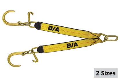 Picture of B/A Products Low Profile V-Strap Assembly with 8" J / Mini J Hooks