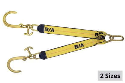 Picture of B/A Products Low Profile V-Strap Assembly with 8" J/T-J Combo Hooks