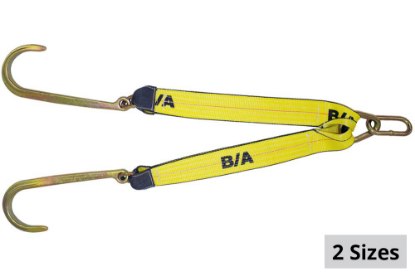 Picture of B/A Products Low Profile V-Strap Assembly with 15" J-Hooks