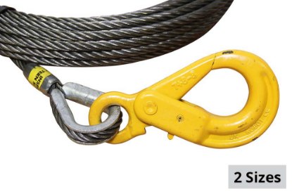 Picture of All-Grip Steel Core Winch Cables with Self-Locking Hook