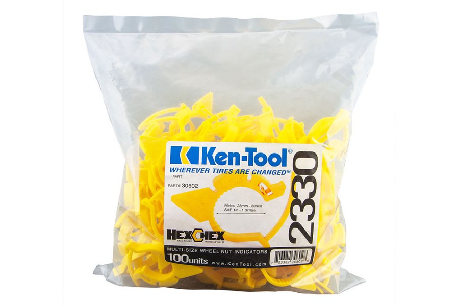 Picture of Ken-Tool HexChex Multi-Size Loose Wheel Nut Indicator - 100 Pack