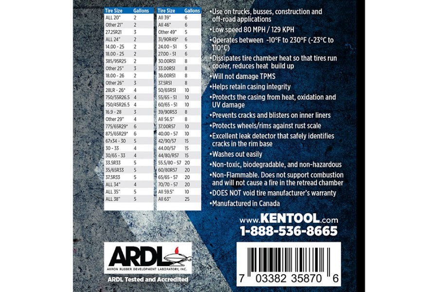 Picture of Ken-Tool 5 Gallon Tire & Rim Conditioner 640KS