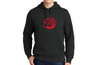 Picture of Zip's Sunset Logo Black Sweatshirt