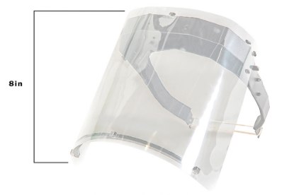 Picture of ITD 8" or 9" Replacement Safety Face Shield