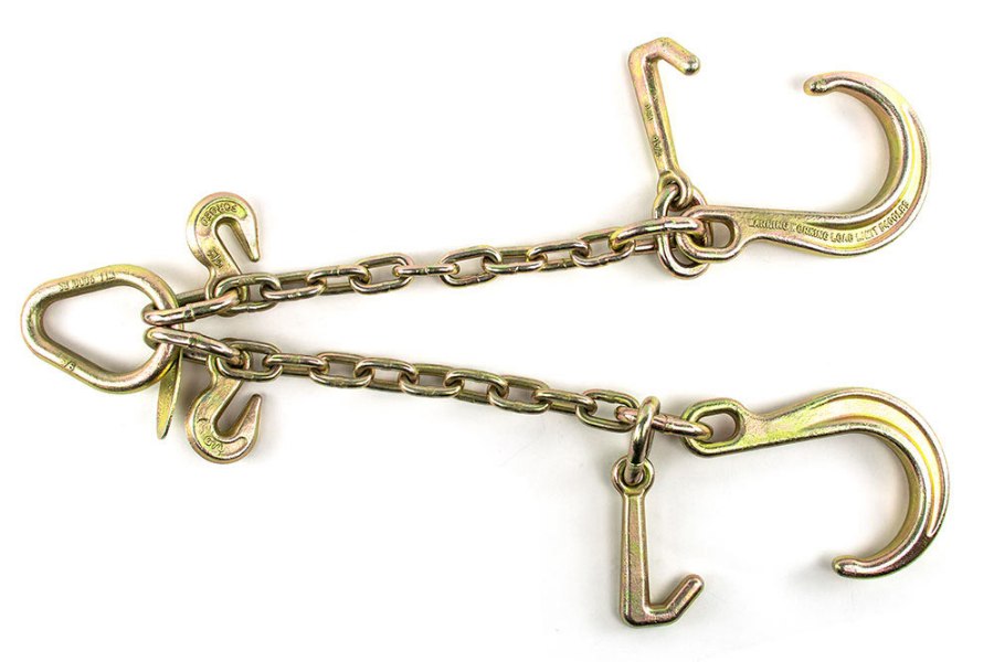 Picture of SafeAll V-Chain Assembly w/ 8" J Hook and MJ Hook