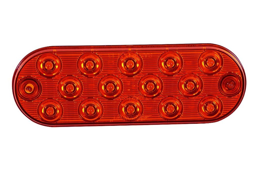 Picture of Maxxima 6" Oval Red Stop / Tail / Turn Light w/ 14 LEDs