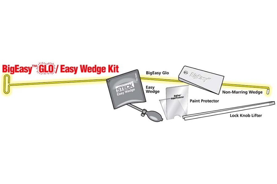 Picture of Steck BigEasy Glo Door Tool Kit w/ Inflatable Wedge