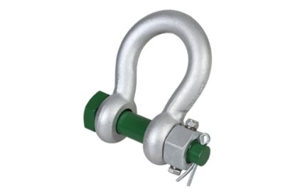 Picture of Green Pin Bow Shackle with Safety Bolt and Fixed Nut