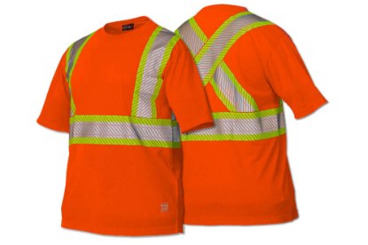 Picture of Tough Duck Safety Short Sleeve Safety T-Shirt w/ Segmented Reflective Stripes
