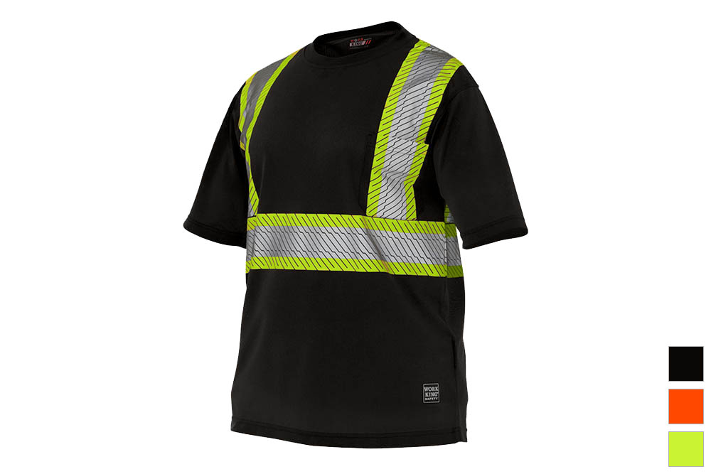 Picture of Tough Duck Safety Short Sleeve Safety T-Shirt w/ Segmented Reflective Stripes